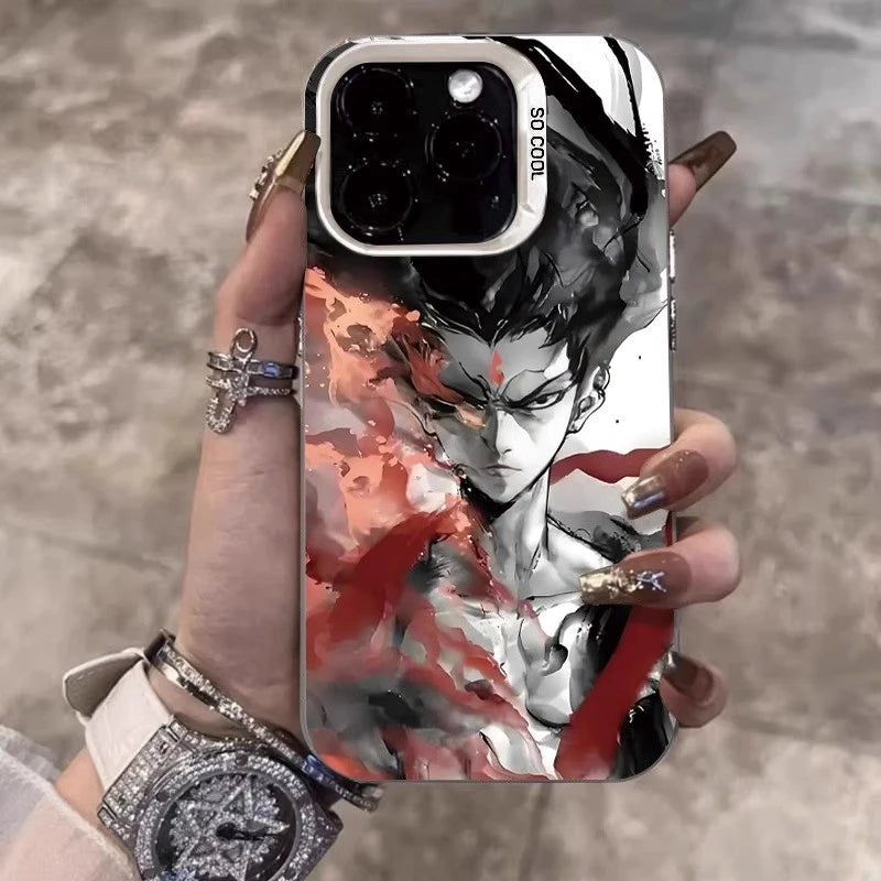 Ne Zha Anak Pengkhianat Iblis Kompatibel untuk Casing Ponsel IPhone, 11 12 13 14 15 16, IPhone 16 15 14 13 12 11 Pro Max